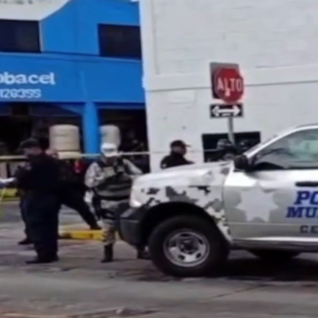 La zona fue acordonada por la policía.